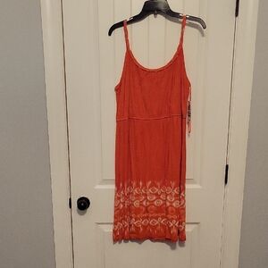 Style & Co. Pink Sleeveless Midi Sundress